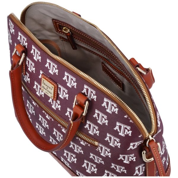 Texas Longhorns Dooney & Bourke Signature Zip Satchel Purse